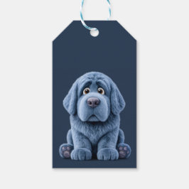 Blauwe Aanwijzingen? Nee... Newfoundlander Aanwijz Cadeaulabel
