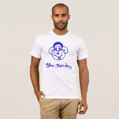 blauwe aap t-shirt (Voorkant volledig)