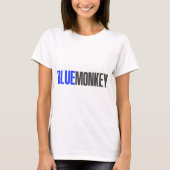 Blauwe aap t-shirt (Voorkant)