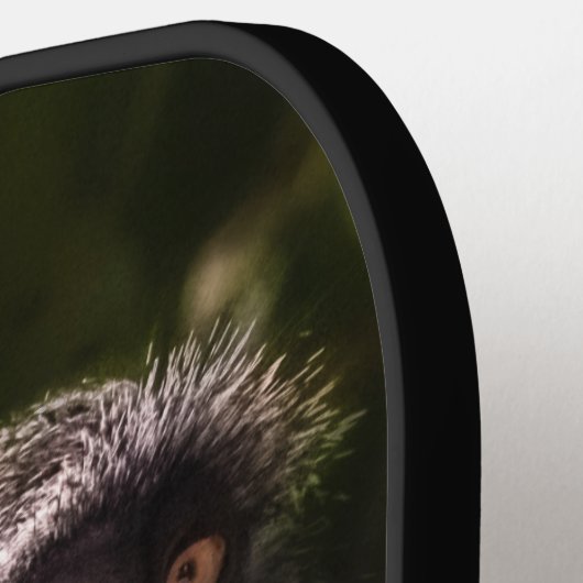 Blauwe aap, Zanzibar Pickleball Paddle (Links Detail)