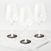 Blauwe aap, Zanzibar Wijnglaslabel (Set)