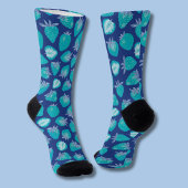 Blauwe Aardbei Sokken