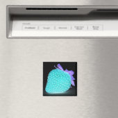 Blauwe aardbeienneeuw magneet (Insitu (Vaatwasser))