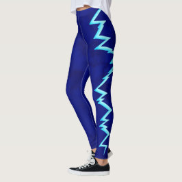 Blauwe aardbeving in Alaska - Leggings