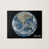Blauwe Aarde Legpuzzel (Horizontaal)