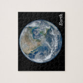 Blauwe Aarde Legpuzzel (Verticaal)