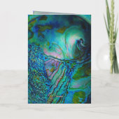 Blauwe Abalone Motief (Achterkant)