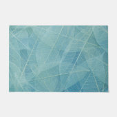 blauwe abstract deurmat (Voorkant)