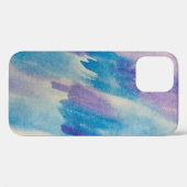 Blauwe abstracte achtergrond abstract, aqua, kunst Case-Mate iPhone case (Achterkant (horizontaal))