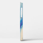 Blauwe abstracte achtergrond abstract, aqua, kunst Case-Mate iPhone case (Achterkant / Links)