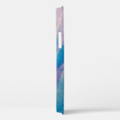 Blauwe abstracte achtergrond abstract, aqua, kunst Case-Mate iPhone case (Achterkant / Rechts)