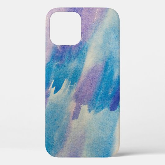 Blauwe abstracte achtergrond abstract, aqua, kunst Case-Mate iPhone case (Achterkant)