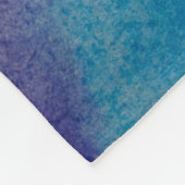 Blauwe abstracte achtergrond abstract, aqua, kunst fleece deken (Hoek)