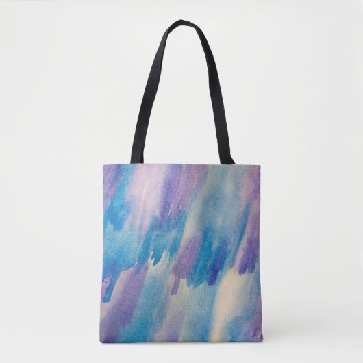 Blauwe abstracte achtergrond abstract, aqua, kunst tote bag (Voorkant)