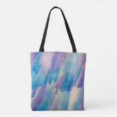 Blauwe abstracte achtergrond abstract, aqua, kunst tote bag (Achterkant)