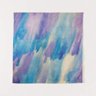 Blauwe abstracte achtergrond abstract, aqua, kunst wandkleed