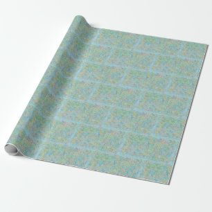 blauwe abstracte de kunstpastelkleur van het cadeaupapier