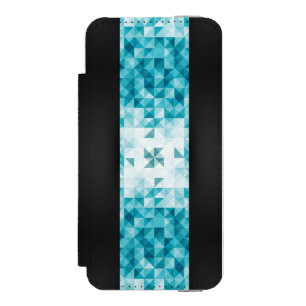 Blauwe Abstracte geometrische achtergrondSjabloon