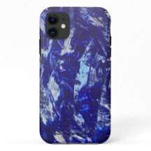 Blauwe Abstracte Hoes voor Telefoon