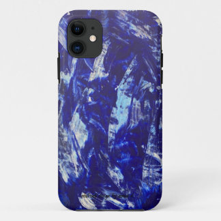 Blauwe Abstracte Hoes voor Telefoon