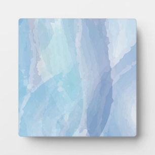 Blauwe, abstracte, koele tak van de penseel van de fotoplaat