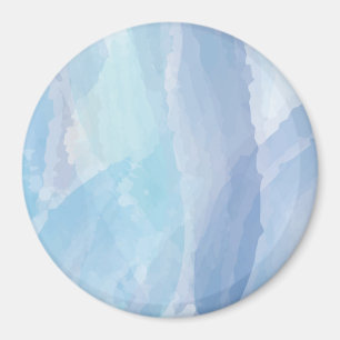 Blauwe, abstracte, koele tak van de penseel van de magneet