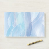 Blauwe, abstracte, koele tak van de penseel van de post-it® notes (Op bureau)