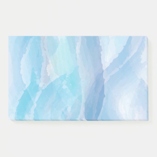 Blauwe, abstracte, koele tak van de penseel van de post-it® notes (Voorkant)