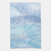 Blauwe, abstracte, koele tak van de penseel van de theedoek (Verticaal)