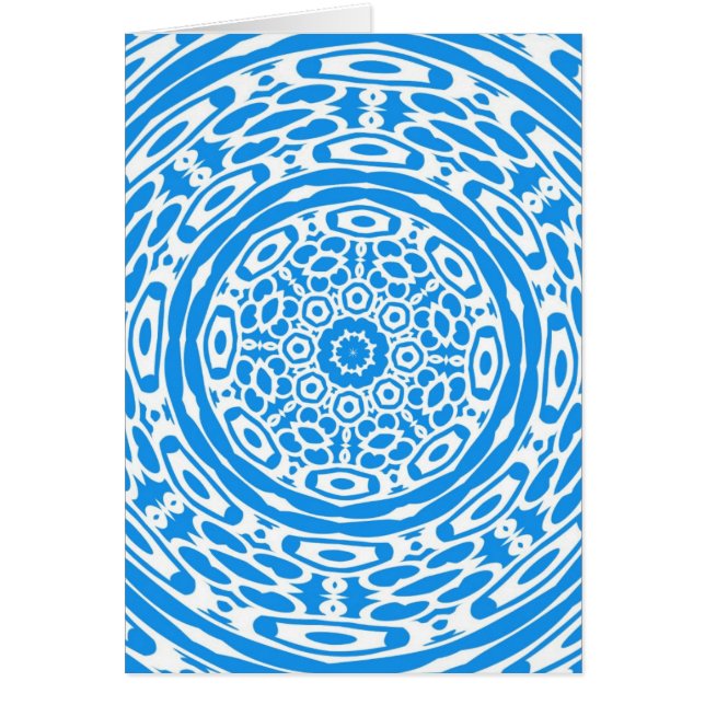 Blauwe Abstracte kunst (Voorkant)