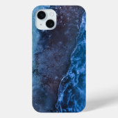 Blauwe Abstracte kunst Case-Mate iPhone Case (Achterkant)