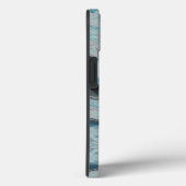 Blauwe abstracte marmeren iPhone 13 hoes. Case-Mate iPhone Case (Achterkant / Rechts)