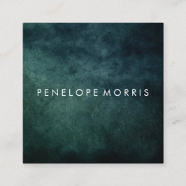 Blauwe Abstracte schoonheidslijst Vierkante Visitekaartje