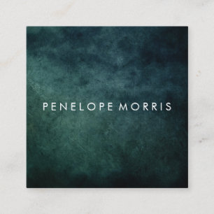 Blauwe Abstracte schoonheidslijst Vierkante Visitekaartje