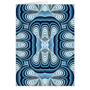 Blauwe Abstracte spiegels