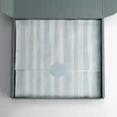 Blauwe abstracte strepen geschilderd. Nautische li Tissuepapier