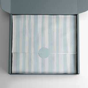 Blauwe abstracte strepen geschilderd. Nautische li Tissuepapier