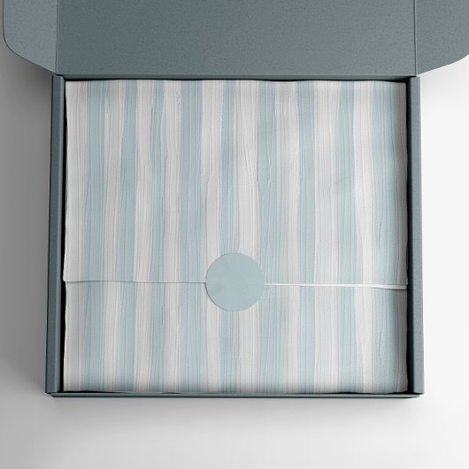 Blauwe abstracte strepen geschilderd. Nautische li Tissuepapier