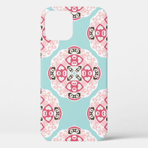 Blauwe abstracte tegels: schattig . Case-Mate iPhone case
