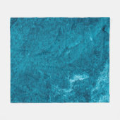 Blauwe abstracte texturesamenvatting, kunst, grafi fleece deken (Voorkant (Horizontaal))