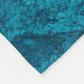 Blauwe abstracte texturesamenvatting, kunst, grafi fleece deken (Hoek)