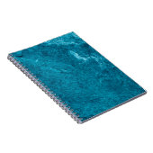 Blauwe abstracte texturesamenvatting, kunst, grafi notitieboek (Rechterzijde)