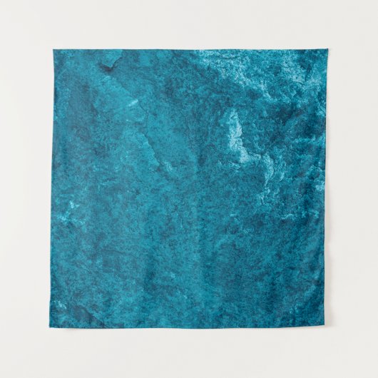 Blauwe abstracte texturesamenvatting, kunst, grafi wandkleed (Voorkant)