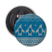 Blauwe achtergrond button flesopener (Voorkant)