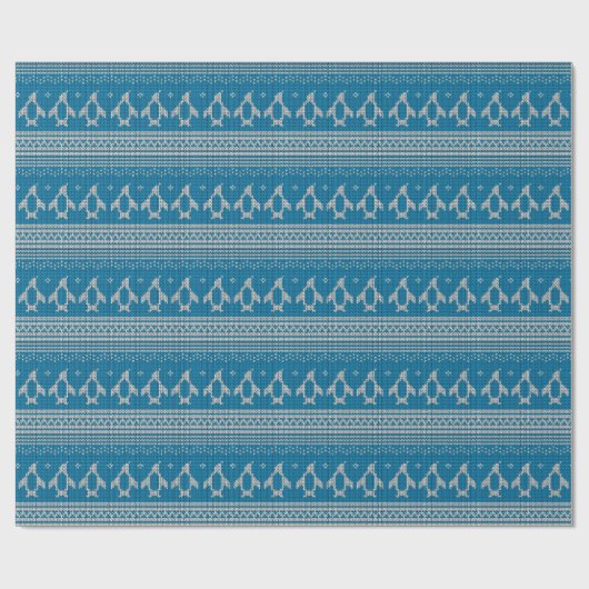 Blauwe achtergrond cadeaupapier (Vlak)