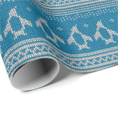 Blauwe achtergrond cadeaupapier (Rol Hoek)