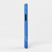 Blauwe achtergrond Case-Mate iPhone case (Achterkant/rechts)