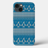 Blauwe achtergrond Case-Mate iPhone case (Achterkant)