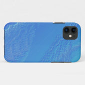 Blauwe achtergrond Case-Mate iPhone case (Achterkant (horizontaal))