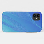 Blauwe Achtergrond Case-Mate iPhone Case (Achterkant (horizontaal))